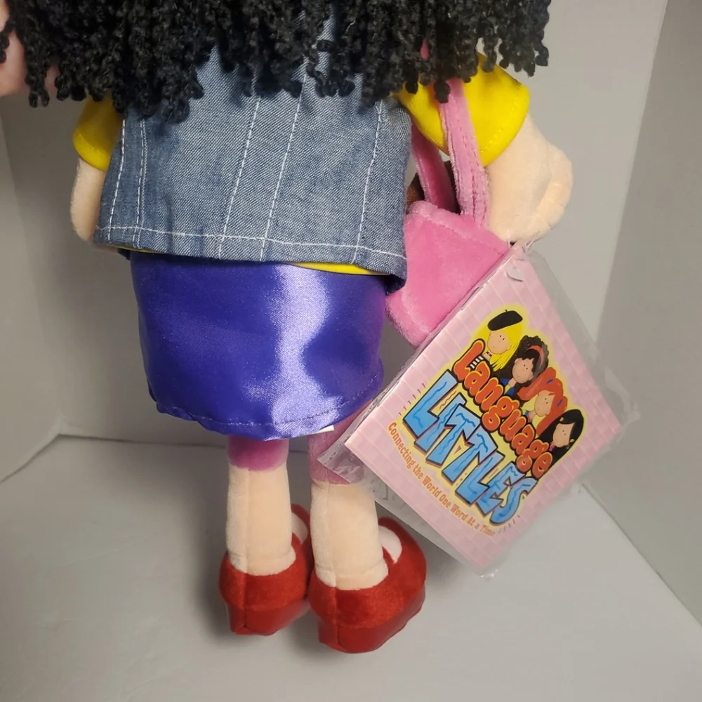 Language Littles Lizzie Spanish English Bilingual Doll 2002 NWT